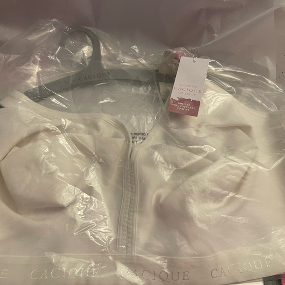 Lane Bryant NWT Unlined Full Coverage Bra Size 50DD White in color - Picture 1 of 5